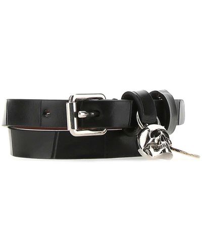 Alexander McQueen Leather Bracelet - White