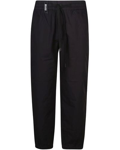 Versace Patch Logo Pant - Black