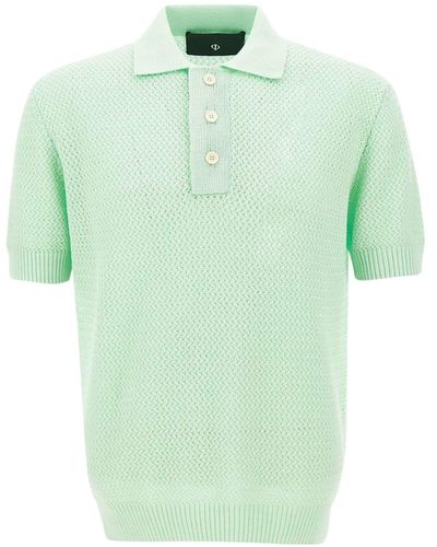 FILIPPO DE LAURENTIIS Cotton Polo Shirt - Green