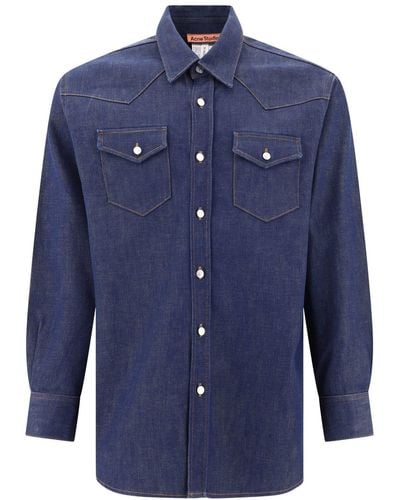 Acne Studios Denim Shirt - Blue