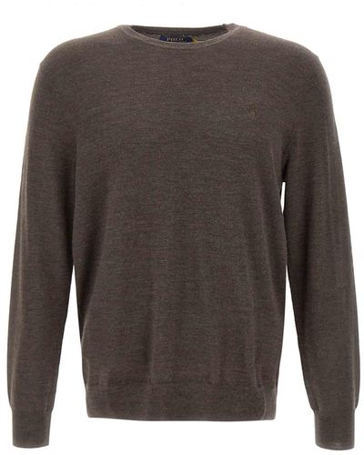 Ralph Lauren Classic Wool Sweater - Gray