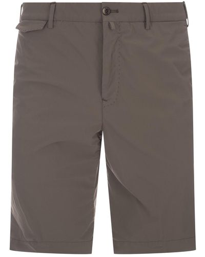 PT Torino Stretch Cotton Shorts - Grey