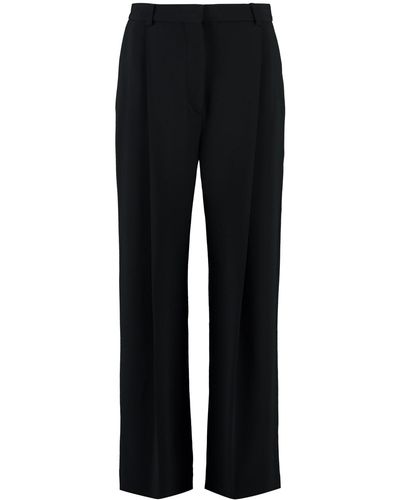 Victoria Beckham Jersey Trousers - Black