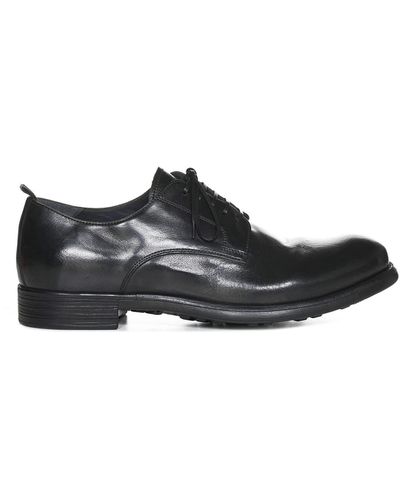 Officine Creative Chronicle 001 Leather Derby Shoes - Black