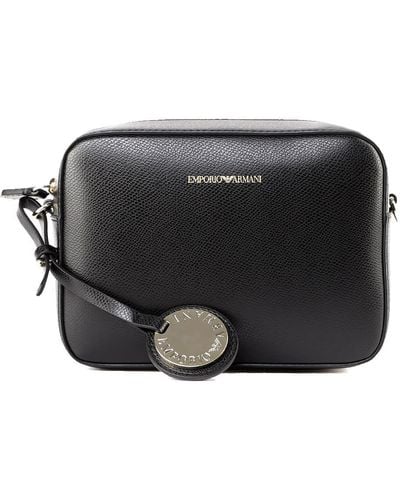 Emporio Armani Pvc Bag With Pendant - Black