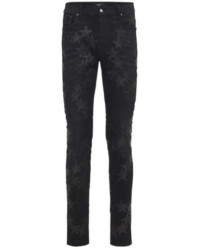 Amiri Cotton Denim Jeans - Black
