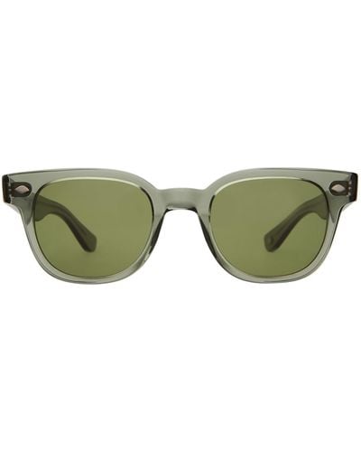 Garrett Leight Canter Sun Juniper Sunglasses - Green