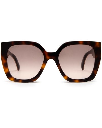 Gucci Gg1300s Havana Sunglasses - Black