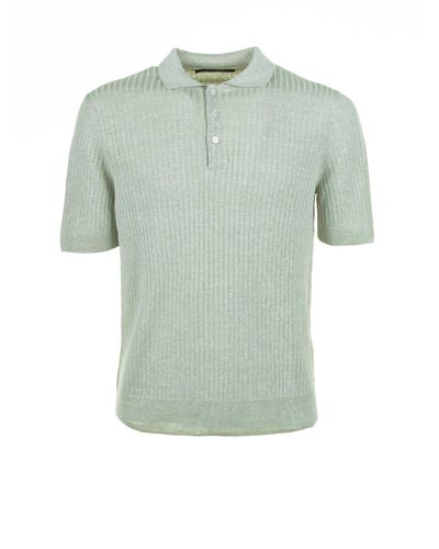 Tagliatore Light Short-Sleeved Polo Shirt - Green