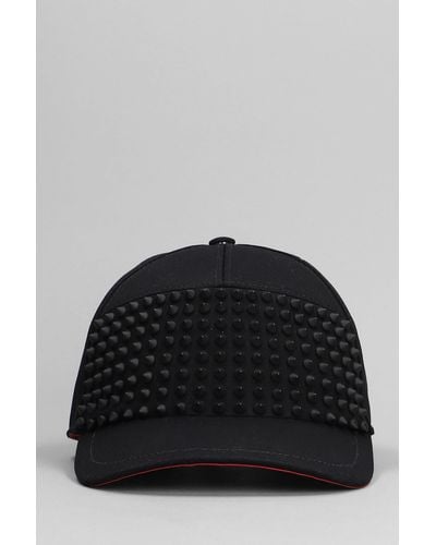 Christian Louboutin Hats In Cotton - Black
