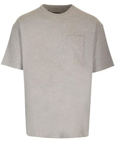 Givenchy T-shirt With Label - Gray