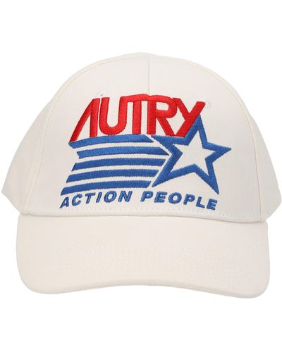 Autry Logo Embroidery Cap - Red