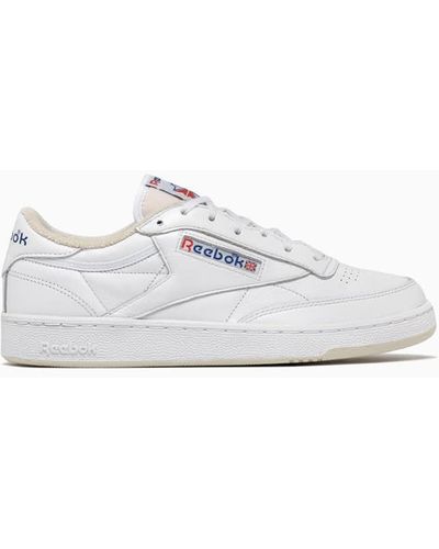 White Reebok C 85 Sneakers for Men - Up to 40% off | Lyst
