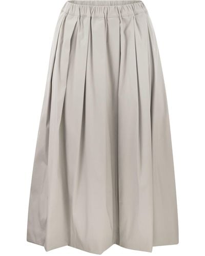 Fabiana Filippi Wide Skirt - Gray