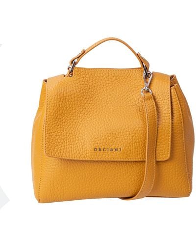 Orciani Sveva Soft Small Handbag - Orange
