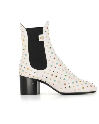 Laurence Dacade Boot Angie Studs - White
