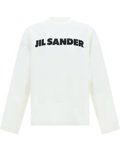 Jil Sander Long-sleeved Jersey - White