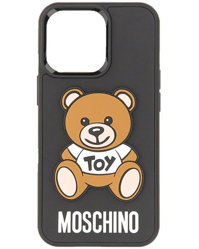 Moschino Case For Iphone 13 Pro - Black