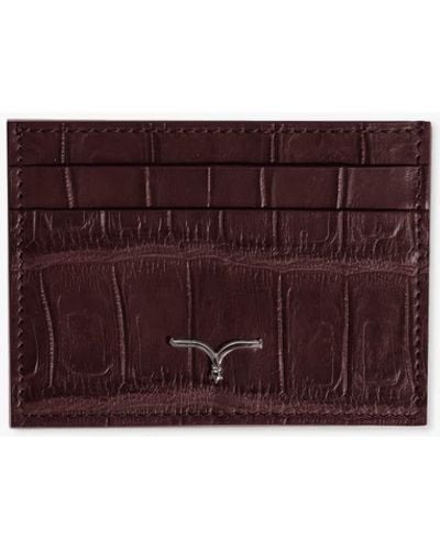 Larusmiani Card Holder Asset Wallet - Purple