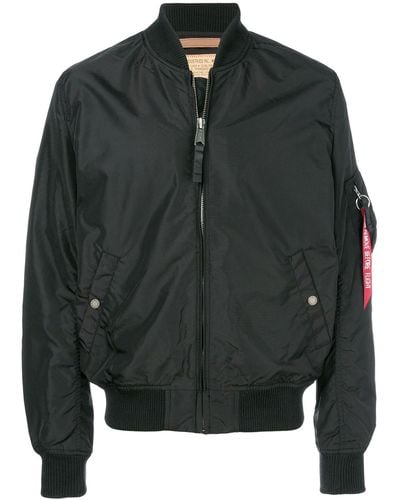 Alpha Studio Bomber Jacket - Black