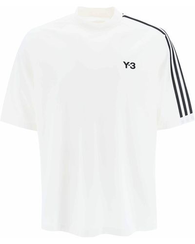 Y-3 '3 Stripes' T Shirt - White
