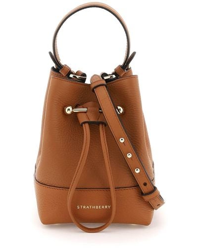Strathberry 'lana Osette' Bucket Bag - Brown