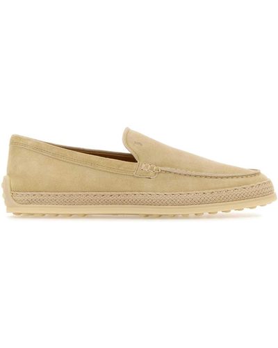 Tod's Sand Suede Loafers - Multicolour