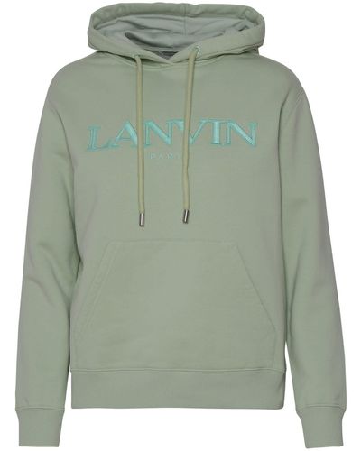 Lanvin Green Cotton Sweatshirt