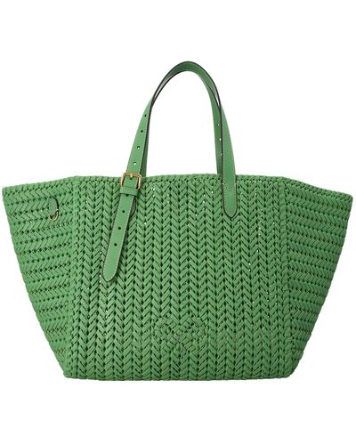 Anya Hindmarch The Neeson Crochet Tote Bag - Green