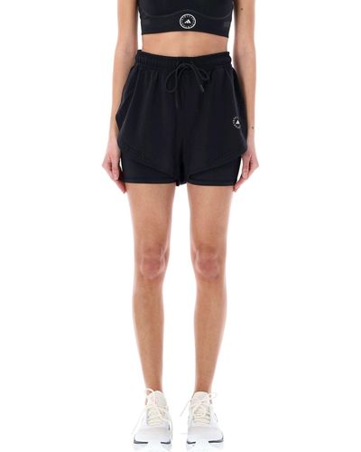 adidas By Stella McCartney Truepurpose 2-In-1 Training Shorts - Black