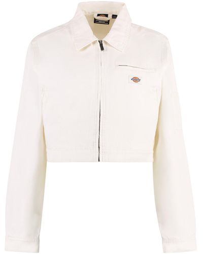 Dickies Zippered Cotton Jacket - Natural
