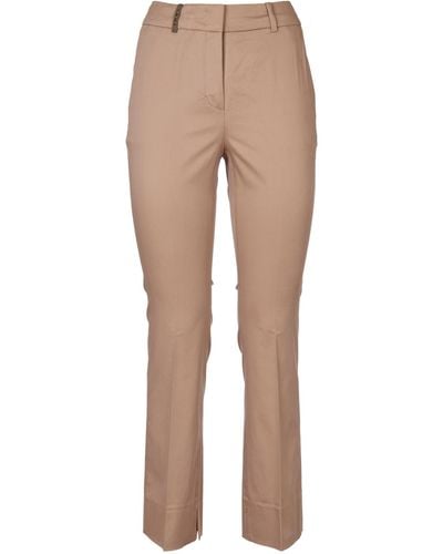 Peserico Trousers - Natural