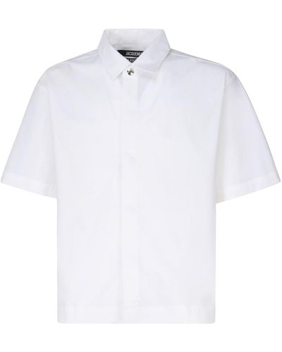 Jacquemus La Chemise Manches Shorte Shirt - White