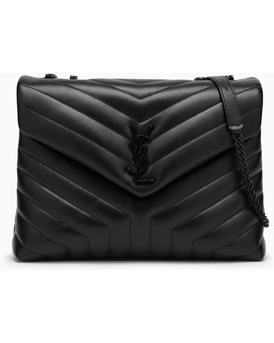 Saint Laurent Medium Loulou Bag - Black