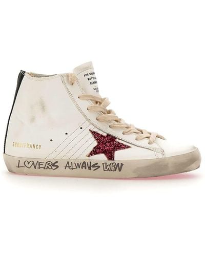 Golden Goose ''francy Classic'' Leather Sneakers - Natural