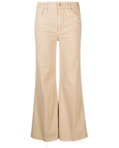 Mother High-rise Flared Jeans - Natural