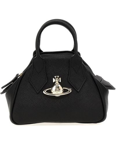 Vivienne Westwood Mini Yasmine Hand Bags Black
