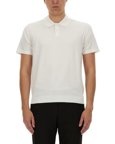 Theory Regular Fit Polo Shirt - White