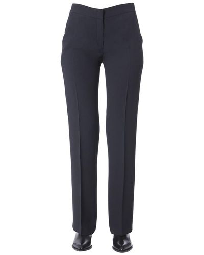 N°21 Trousers With Side Band - Blue