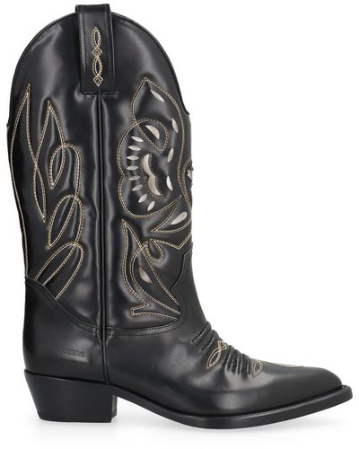 DSquared² Western-Style Boots - Black