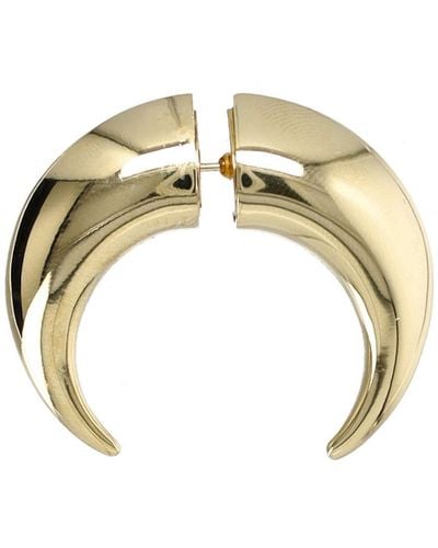 Marine Serre Moon Earrings - Metallic