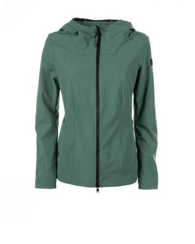 Peuterey Jacket With Zip And Hood - Green