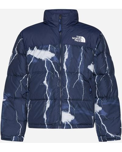 The North Face 1996 Retro Nuptse Quilted Nylon Down Jacket - Blue