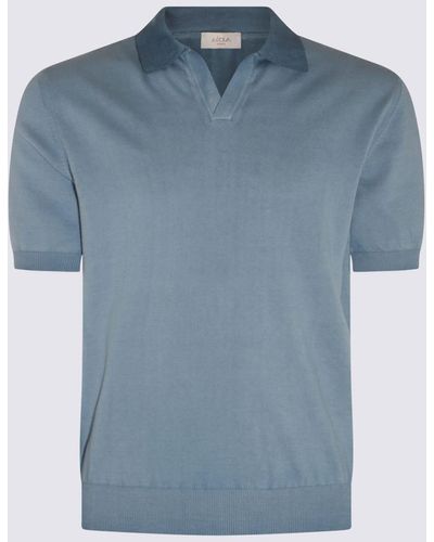Altea Light Cotton Polo Shirt - Blue