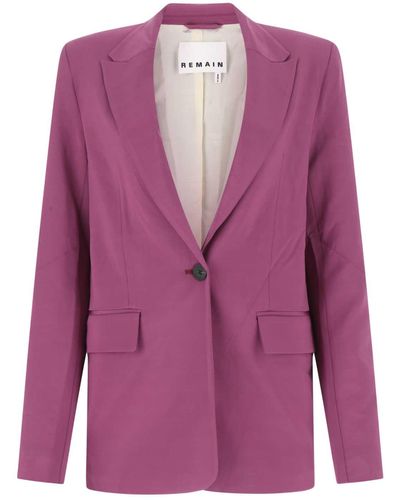 REMAIN Birger Christensen Remain Jackets And Vests - Purple