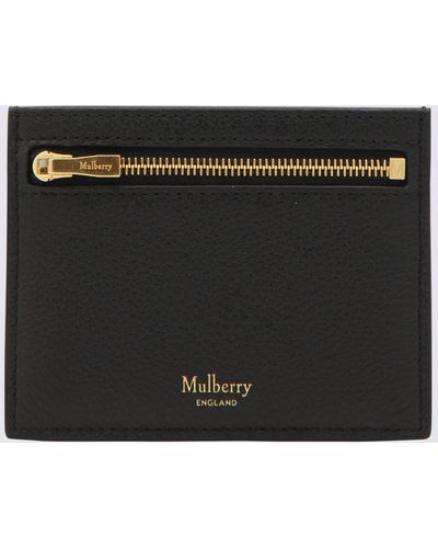 Mulberry Leather Cardholder - Black