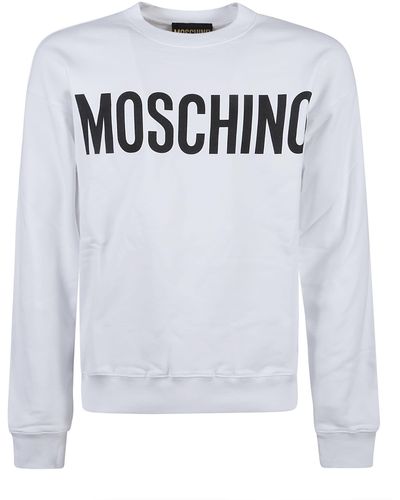 Moschino Logo Sweatshirt - White