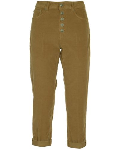 Dondup Button-Fitted Jeans - Green