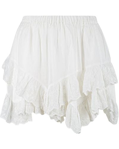Isabel Marant Locadi Shorts - White