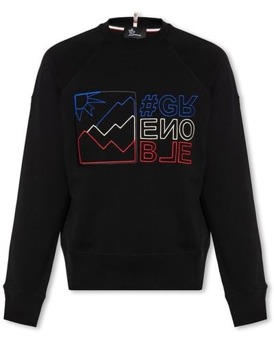3 MONCLER GRENOBLE Embroidered Sweatshirt - Black